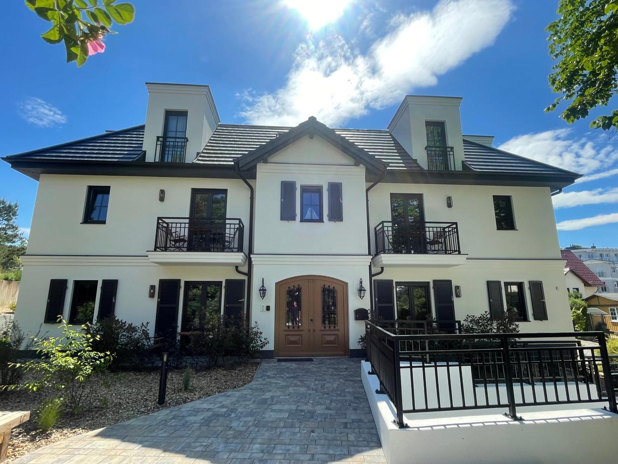 Ostseevilla Seebad Ahlbeck Ferienwohnungen Heringsdorf  Exterior foto